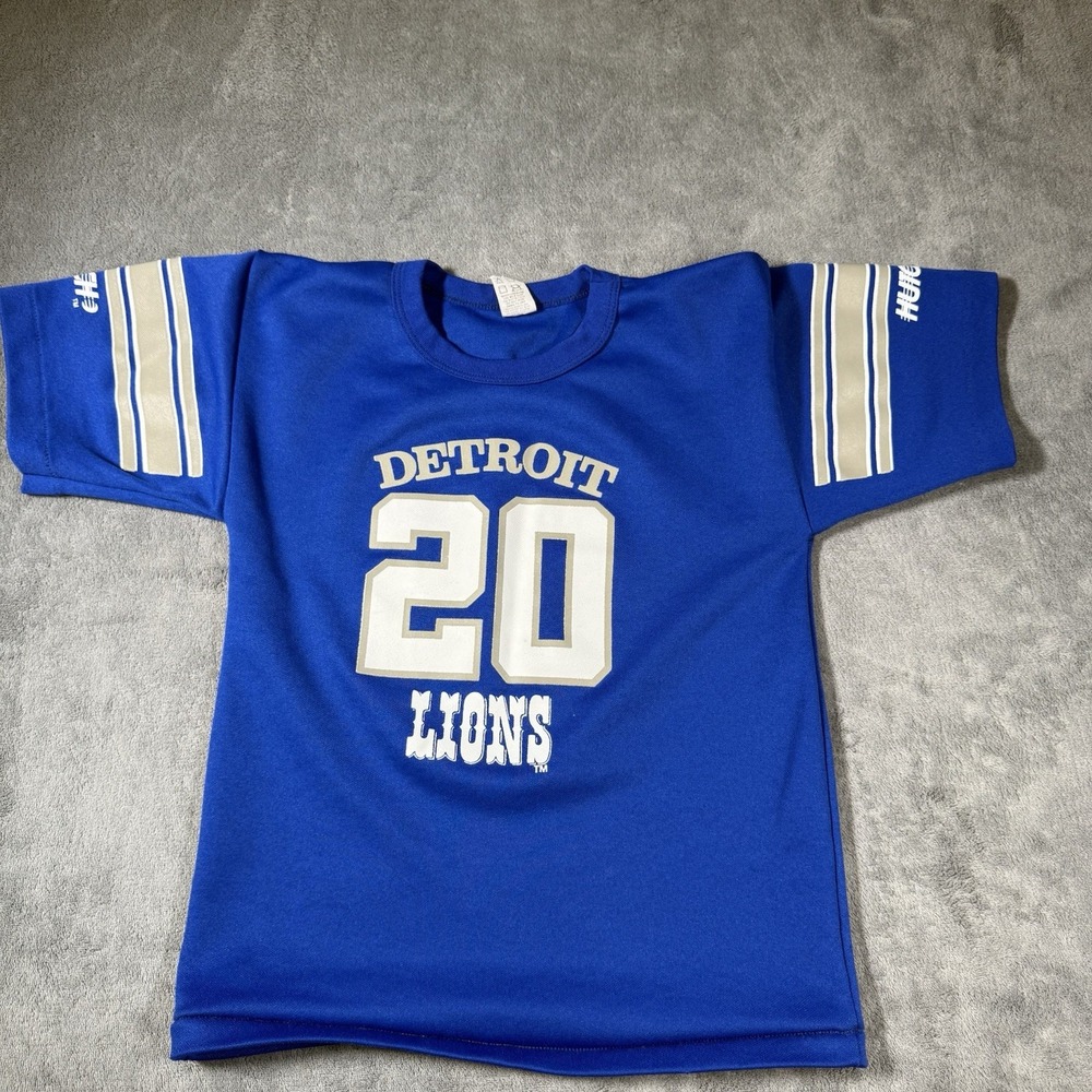 Detroit Lions Barry Sanders Jersey Hutch Youth Child Size‎ Medium Rare NFL
